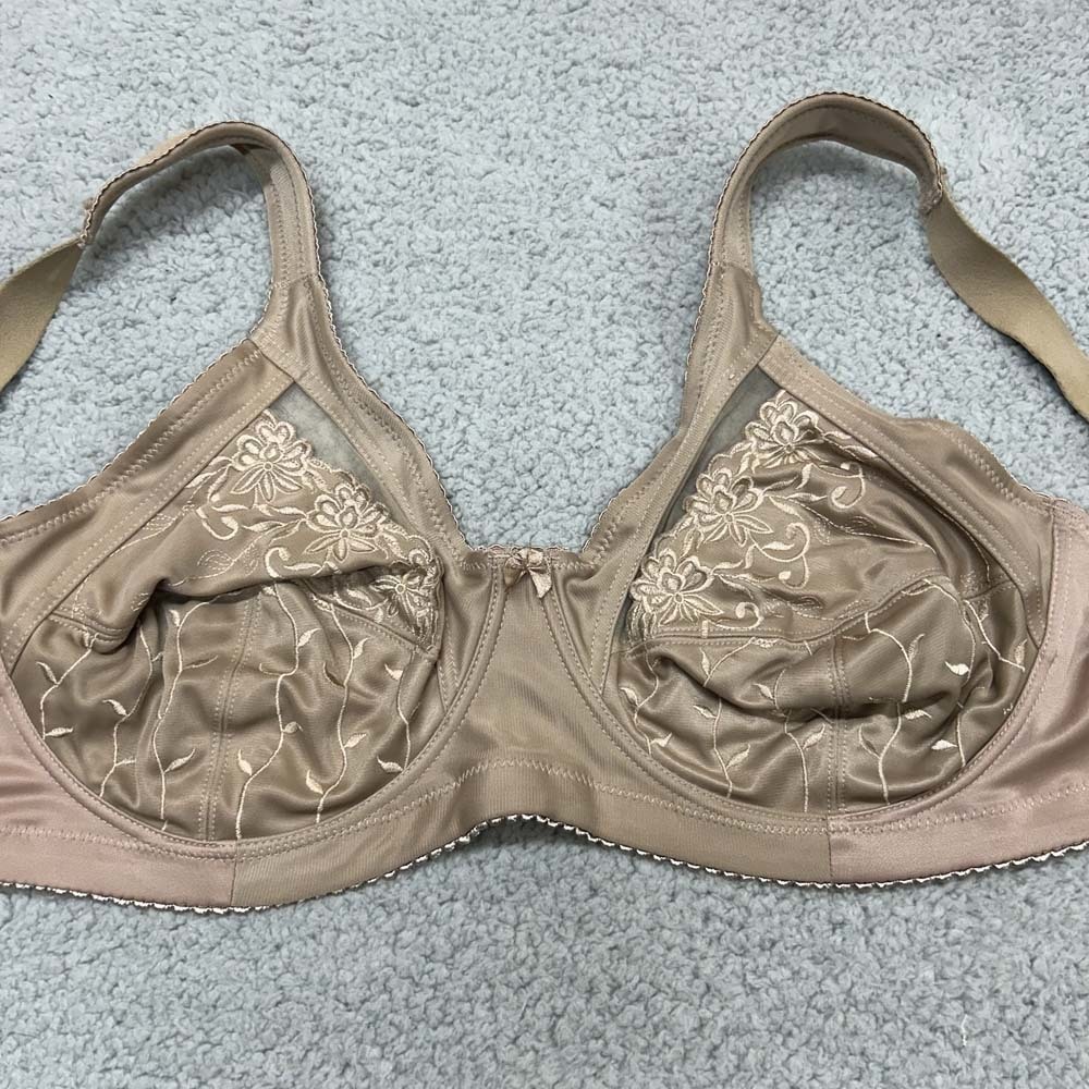 Contessa Di Roma Bra 38DDD Full Coverage 7591 Floral Embroidered